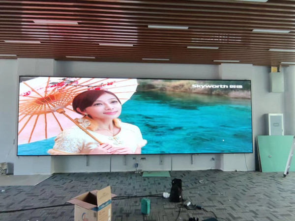 南城P1.53led小间距屏安装案例